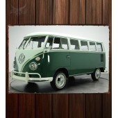 Металлическая табличка Volkswagen T1 Deluxe Bus